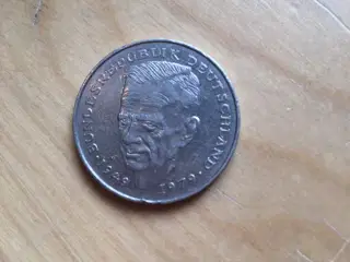 2 Deutsche mark fra 1987 