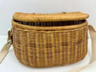 Retro picknick kurv i flet