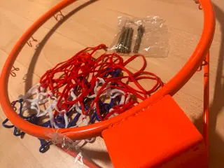 Basketball Hoop Med Orange Metal Ring Med Net