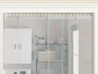 Monteringsstang 1 m rustfrit stål sølvfarvet