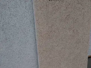 Troldtektplader i hvid, struktur fin