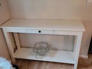 Anrette/konsol/afsætningsbord med skuffe og hylde