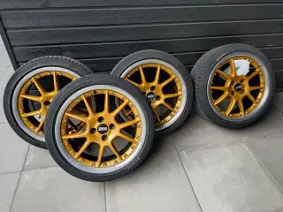 BBS fælge - guld - inkl. sommerdæk