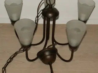 Smedejernslampe med antik look