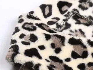  Jakke-Leopard printet Cardigan. str: Large (40/42
