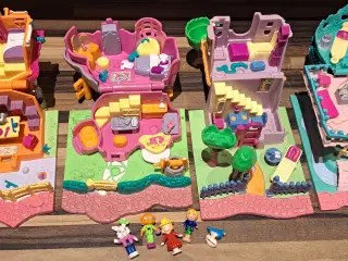 Polly Pocket 4 stk inkl figurer 