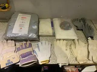 Beskyttelsudstyr og handsker