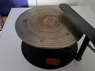 Metal drejeskive til porcelæn maling