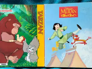 2 stk. Disney Klassikere Bøger
