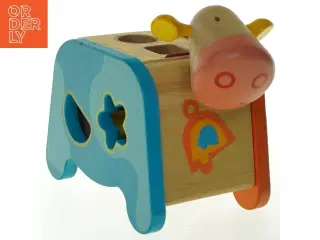 Træformet klodsboks fra Djeco (str. 21x16 cm)