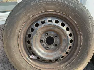 4 stk vinterdæk på stålfælge 16” med tpms