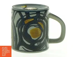 Keramikkrus med kunst fra Royal Copenhagen (str. 11,5 x 10 cm)