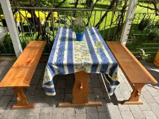 Bord bænke sæt til havestuen /gildestue