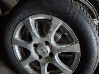 1 stk fælge med dæk