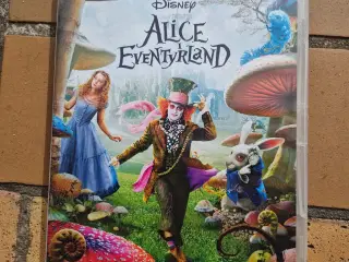 Alice i eventyrland DVD med Johnny Depp