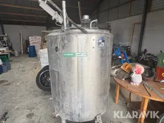 Rustfri Ståltank Delaval BCC 400