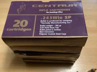 .243 ammo, 96 stk.