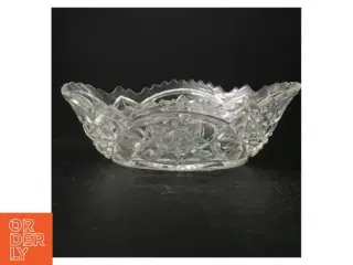 Krystalkrystalskål (str. 32 cm. x 18 cm)