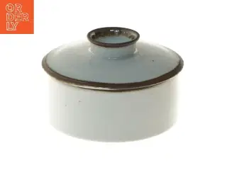 Keramikskål med låg fra Dansk Danish Design (str. Ø 12x8 cm)