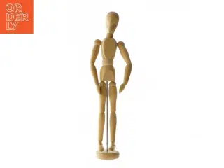 Trækunstnerdukke (str. 34 cm)