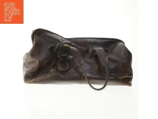 Læder weekendtaske fra Three Bags (str. 53x31 cm)