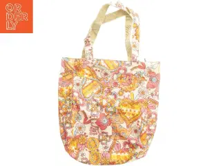 Vintage mønstret lækker tote, Farverig Taske (str. 40x40 cm)