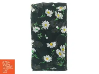 Langt, blomstret tørklæde (str. 135. x 16 cm)