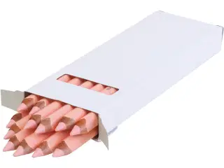 edu Kraftige Farveblyanter, tykkelse 10 mm, mine 6,25 mm, lys rosa, 12stk./ 1 pk.