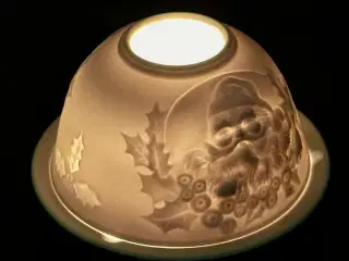 Smuk fyrfadsholder og vintage håndlavet skål 
