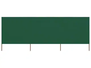 3-panels læsejl stof 400 x 120 cm grøn