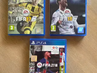 FIFA 17, 18 og 21