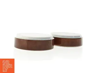 2 ens Retro Keramik Skåle (str. 18,5 x 5,5 cm)