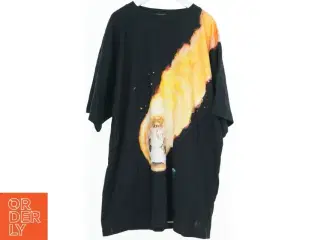 Sort T-shirt med raketprint fra Molo (str. 176)