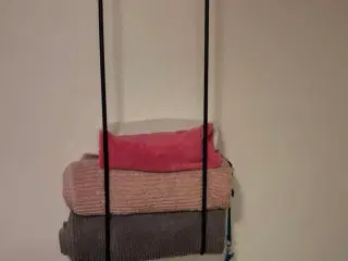 Håndklæde holder- og toiletpapir holder