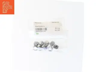 Små smykkedele, pakke med 7 perler (str. Ø 1 cm)