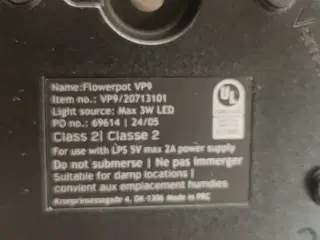 Flowerpot vp9 lampe 