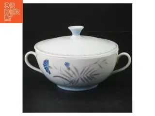 B&G Porcelæns suppeterrin med låg (str. Ø. 12,5 cm)