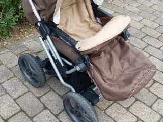 Klapvogn med udstyr