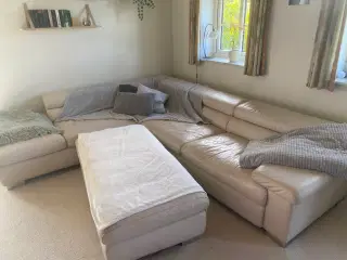 Leder sofaer sælges