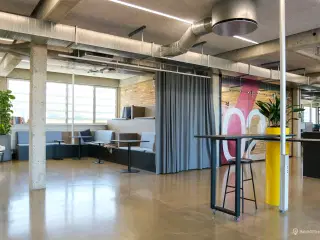 Centralt placeret kontor ved "Åen' i Aarhus C