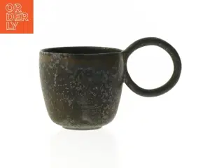 Keramikkop med rund hank (str. Ø 9 cm)
