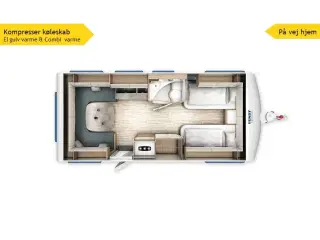 2026 - Fendt Tendenza 560 SG   Lækker Fendt med enkelsenge og sengeudvidelse fra Hinshøj Caravan