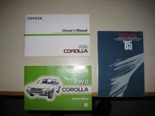 Toyota Corolla 1985 og 1986