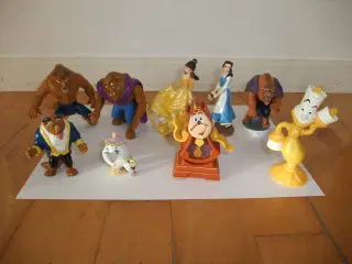 Skønheden og udyret Figurer