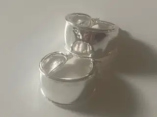 * Sterlingsølv; Tykke øreringe