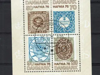 DANMARK. Afa 606 Hafniablok II. Stemplet( 5303 ) 