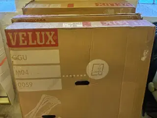 Velux ovenlys vinduer med inddækninger 