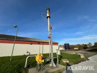Biogas booster Meidinger A-GRZ48/120/500/1G med flamme tårn