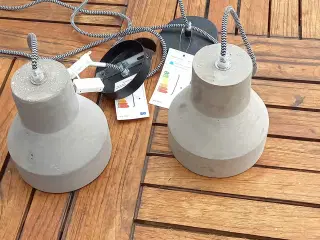 Pendellamper I beton
