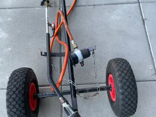 Gasbrænder - flaskeholder